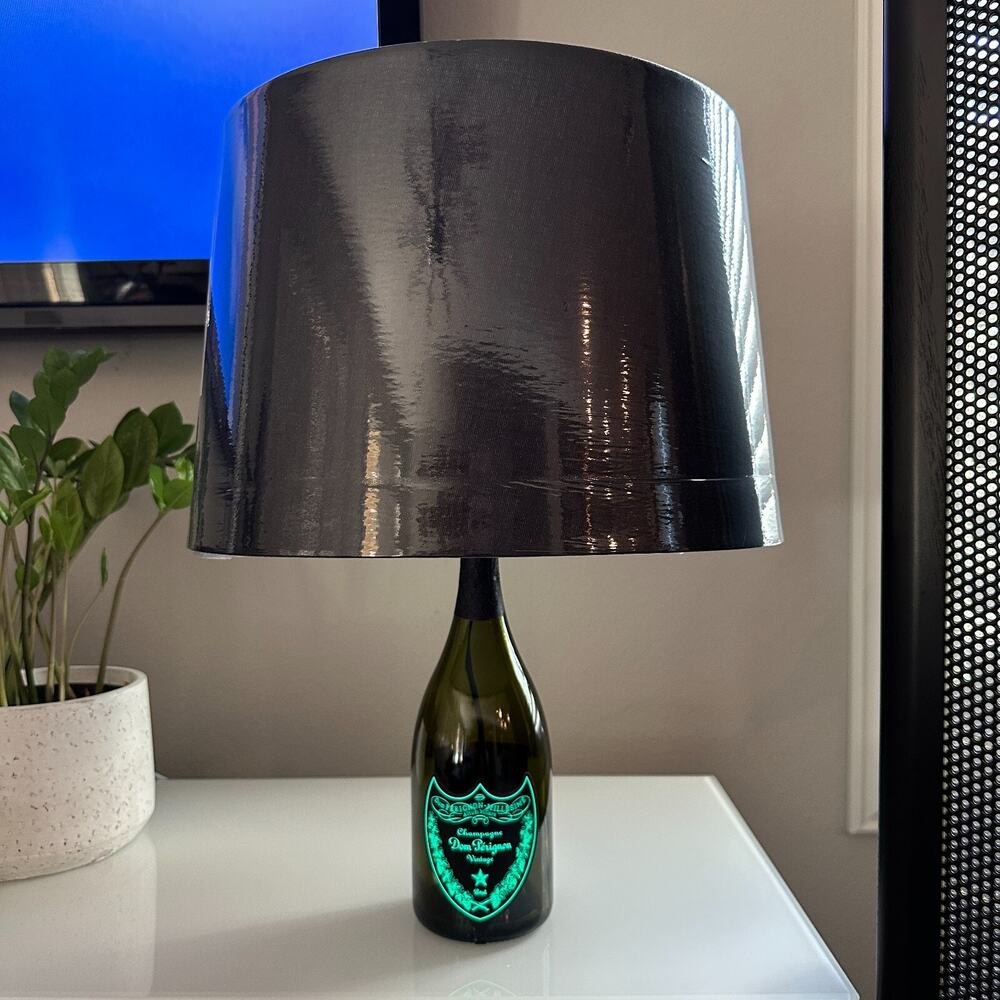 Dom Perignon Luminous Light Up Repurposed Lamp Multiple Available